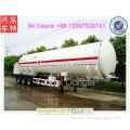 ASME 45m3 3 axles LNG tanker trailer,LNG tanker truck,LNG tank container,LNG tanker trailer+86 13597828741